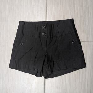 bebe High Waist Black Women's Shorts